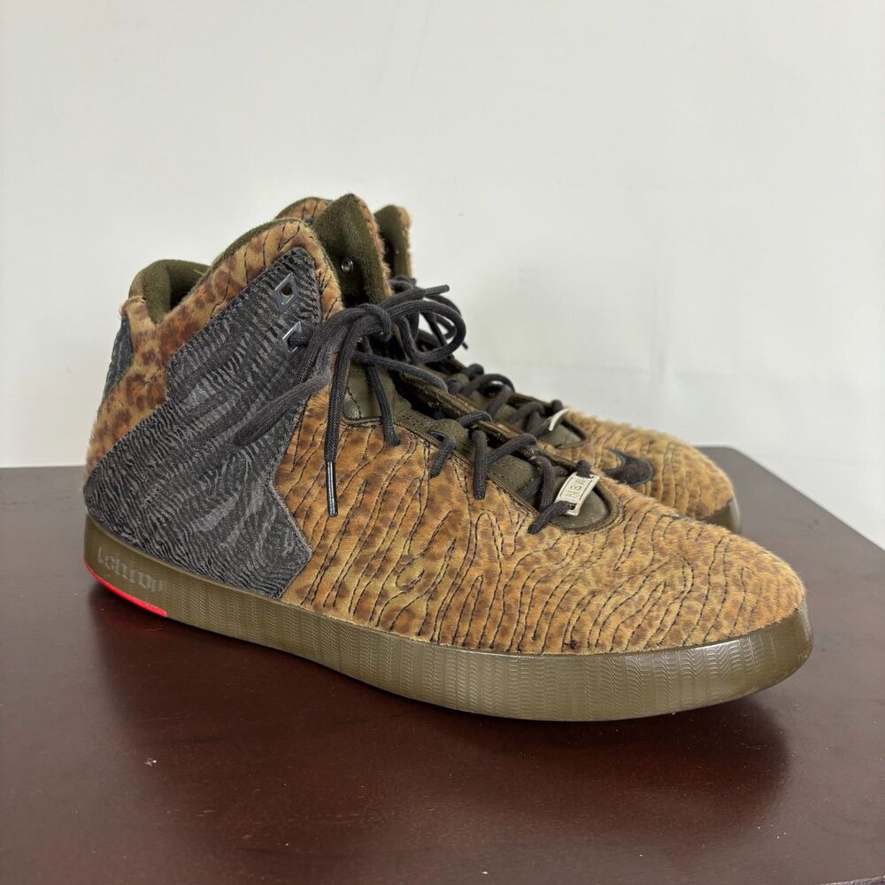 Nike Lebron Shoes NSW High Tops Sneakers Men’s 11.5 Leopard